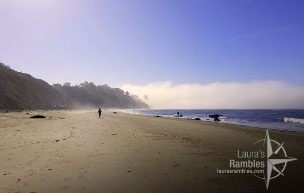 Morning mist dissipating on Arroyo Burro Beach County Park