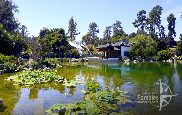 Japanese Garden at The Huntington. Beautiful garden with a café to buy ginger watermelon lemonade and relax.