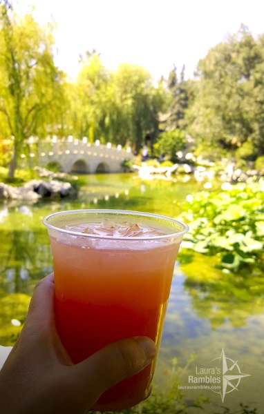 It's important to stay hydrated - this delicious drink from The Huntington was a ginger watermelon lemonade