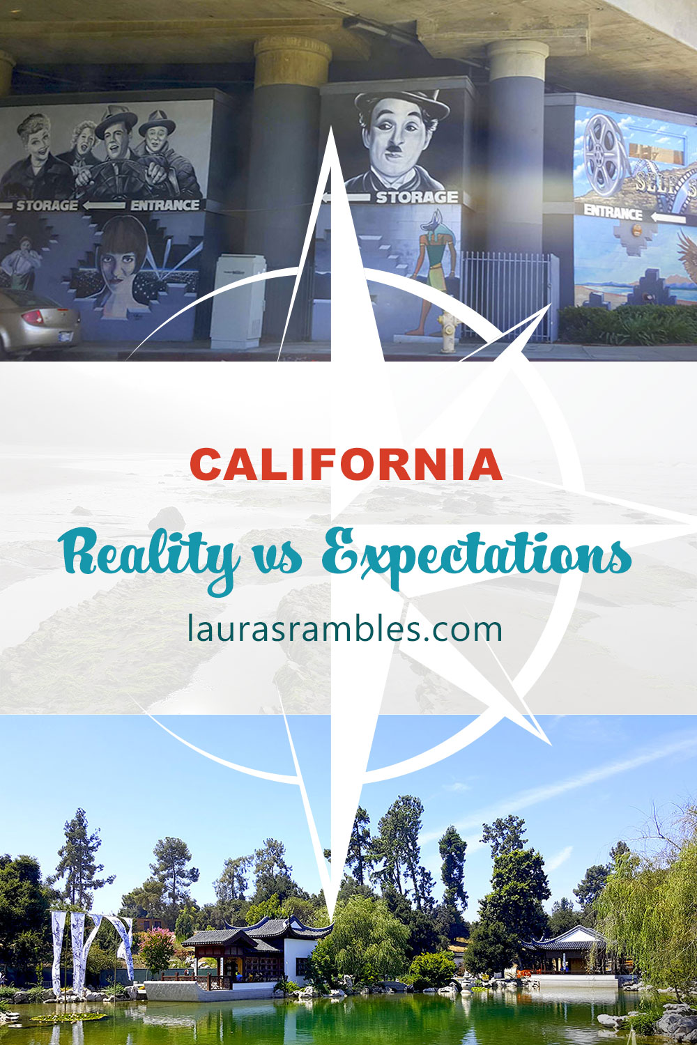 Pinterest image - California - Reality vs Expectations