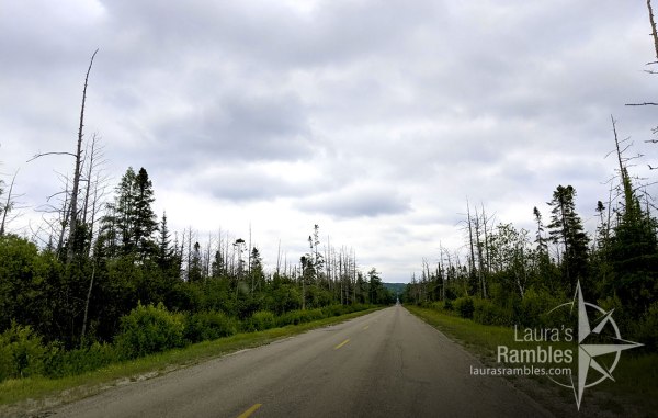 Desolate roads in the Upper Peninsula