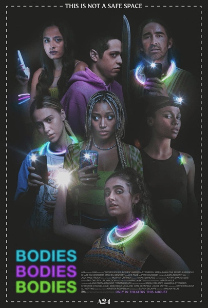 Bodies bodies bodies movie poster